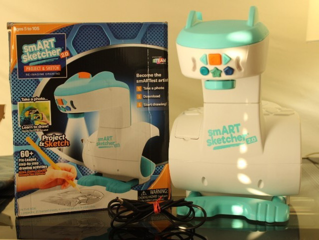 Flycatcher Smart Sketcher 2.0 Kids Projector 1 Cartridge & Adapter Cord TESTED