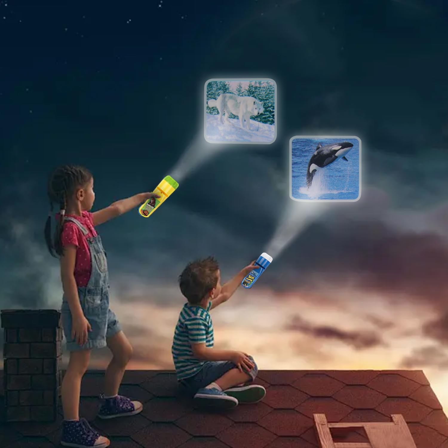 Georgie Porgy Children Projector Toys Educational Centre, Animal + Sea World
