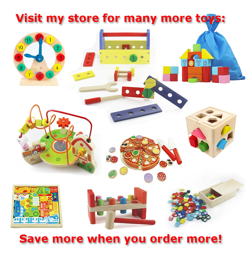 Montessori Wood Tower Ball Toy, Children’s Brain Development & Hand Coordination