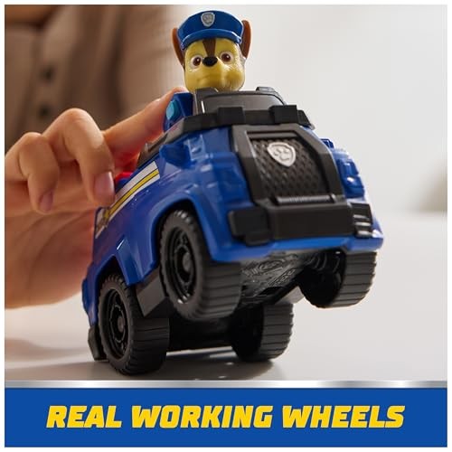 Paw Patrol’s Patrol Cruiser, Toy Car with Collectible Action Figure, Chase