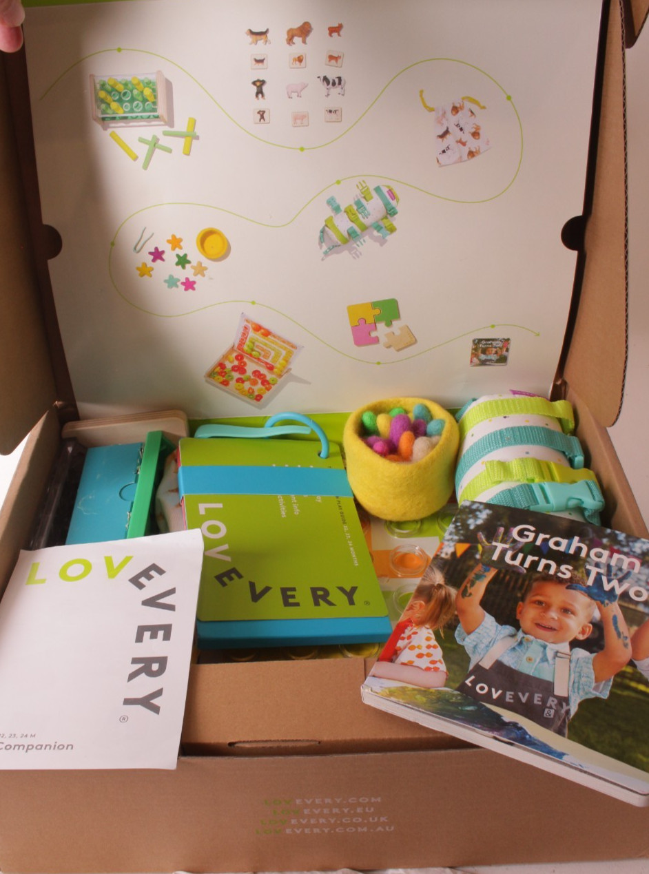 Lovevery The Companion Montessori baby toys, play kit for 22, 23, 24 months