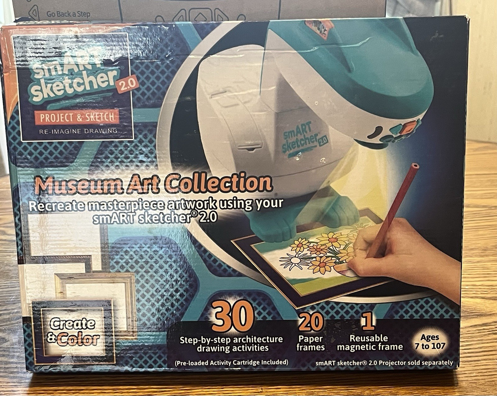 Smart Sketcher 2.0 Art Projector 4 Cartridges And Many Extras For Ages 5-105