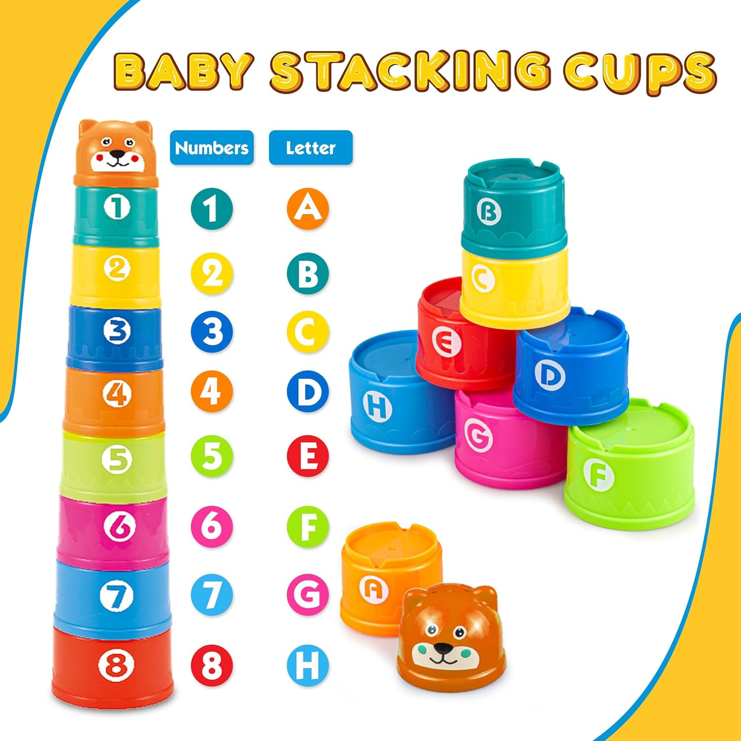6 In1 Montessori Baby Toys 6-12 Months，Montessori Toy for Babies 6-12 Months，Inc