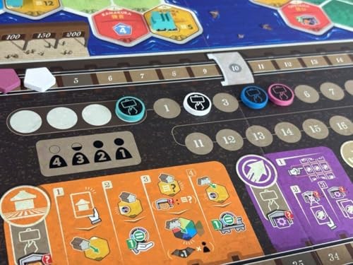 Arclight Railway Boom Board Game 2-4P 60-120 Min 14+ English Rules fm Japan