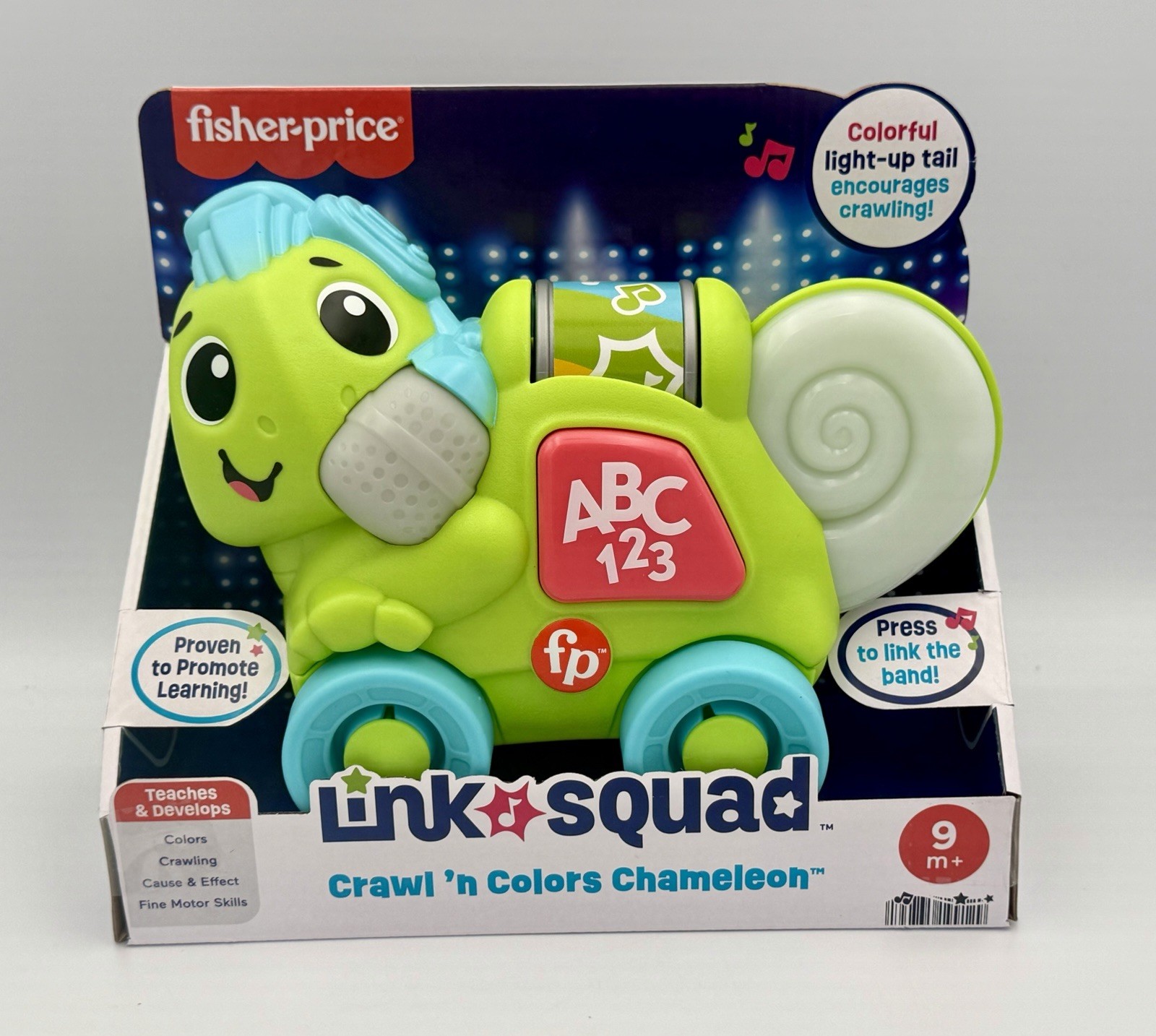 Fisher Price Link Squad Crawl n Colors Chameleon Interactive Learning Toy