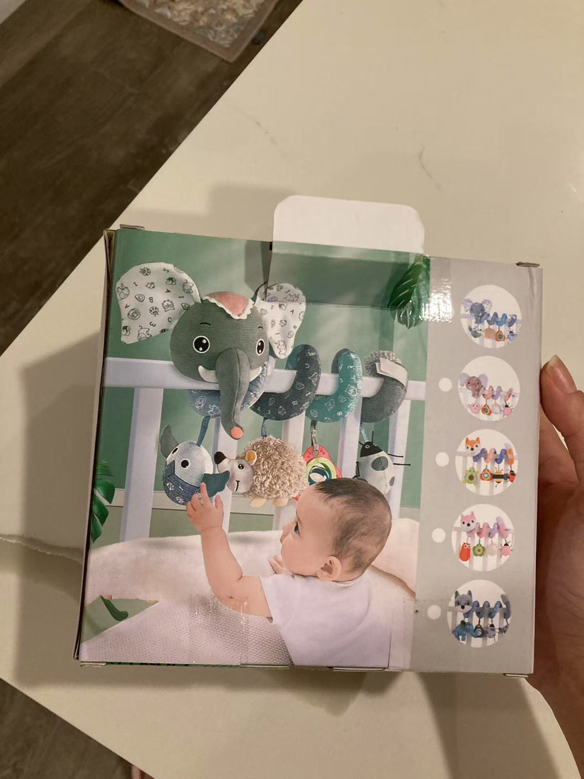 Baby Toys Crib Hanging Rattles Car Seat Soft Mobiles Stroller Crib Cot Gift Box