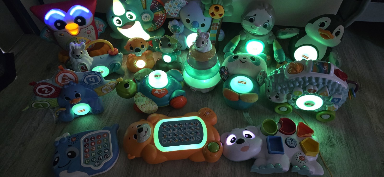 Fisher Price Linkimals Lot Complete Set Of 16 Animals