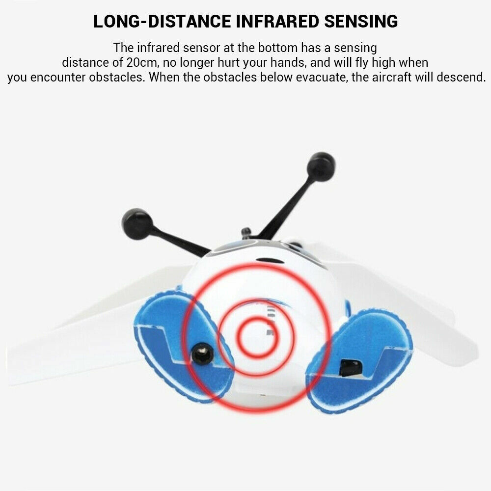 1-5PCS Electric Flying Robot Drone Toys Infrared Induction Astronaut Kids Toys