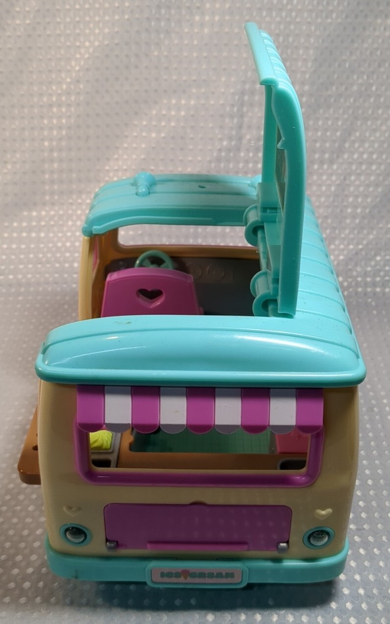 Light up Ice cream truck toy pink shopkins mini brand lol surprise 