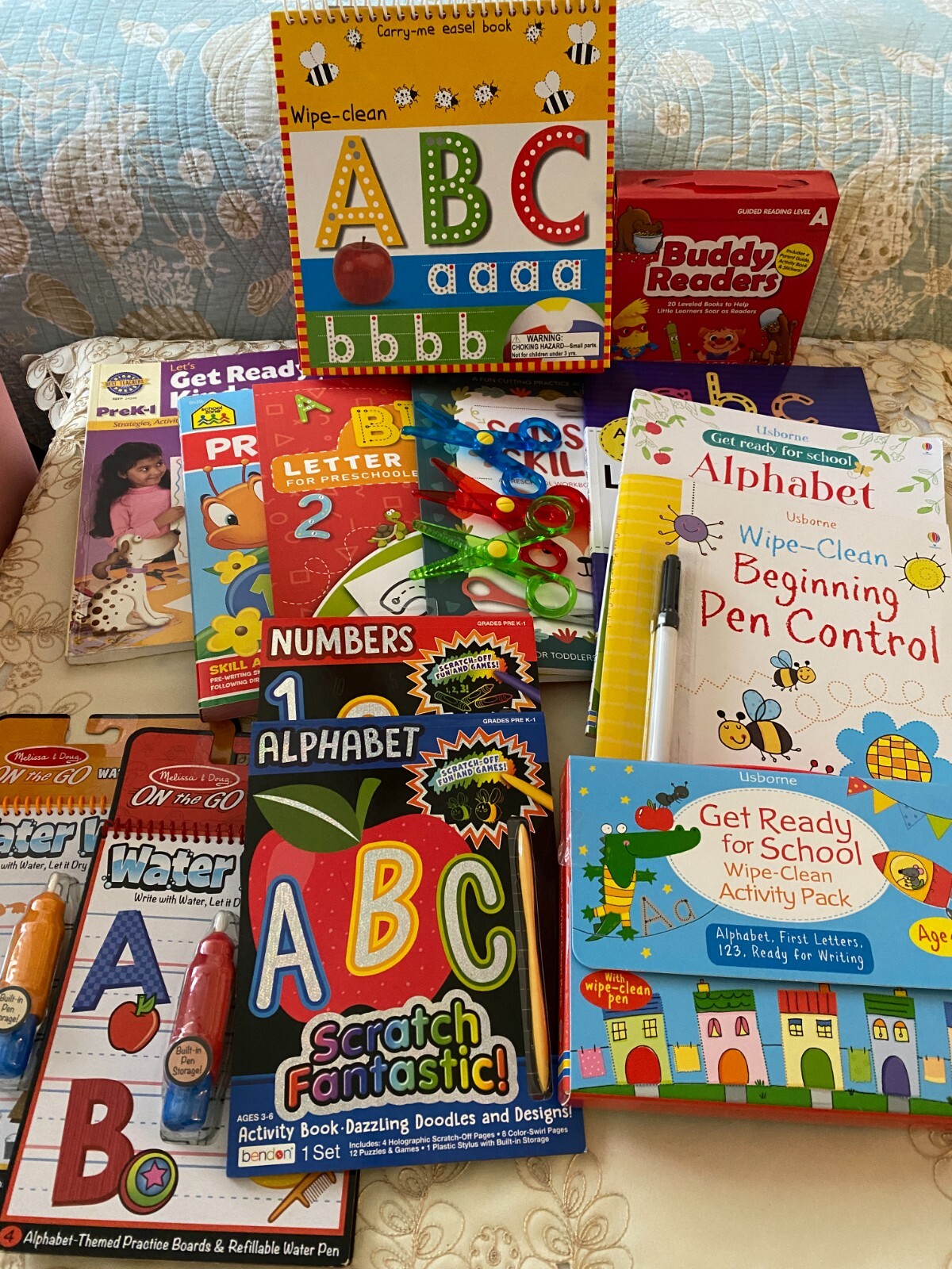 TODDLER CHILDREN FLASH CARDS USBORNE WIPE CLEAN BOOKS LACING SHAPES * U-CHOOSE!