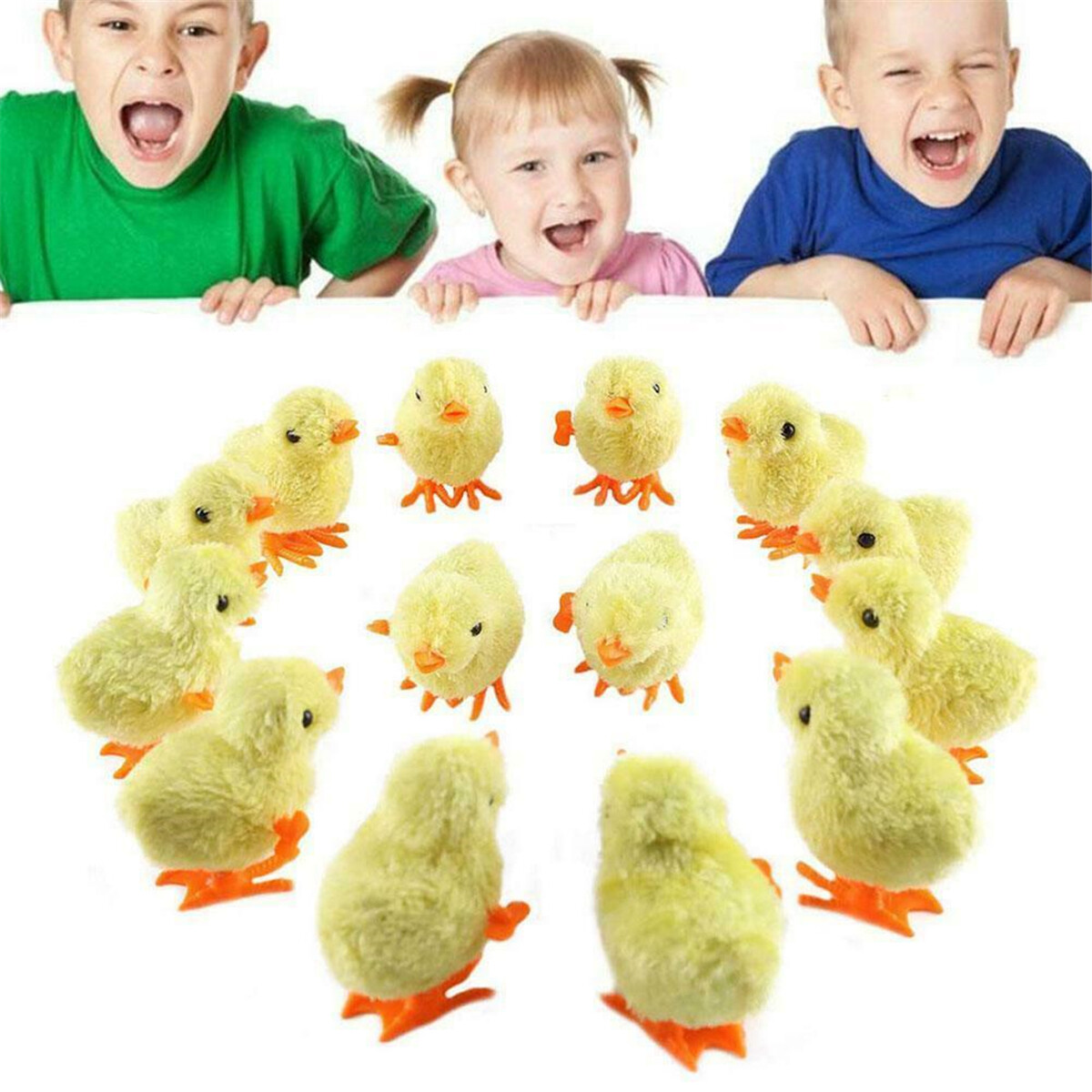 1pc Wind-up Hopping Jumping Chicken Clockwork Walking Children Kids Toys Random