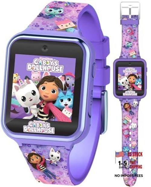 Kids Gabby’s Doll House Purple Educational Touchscreen Smart Watch Toy for