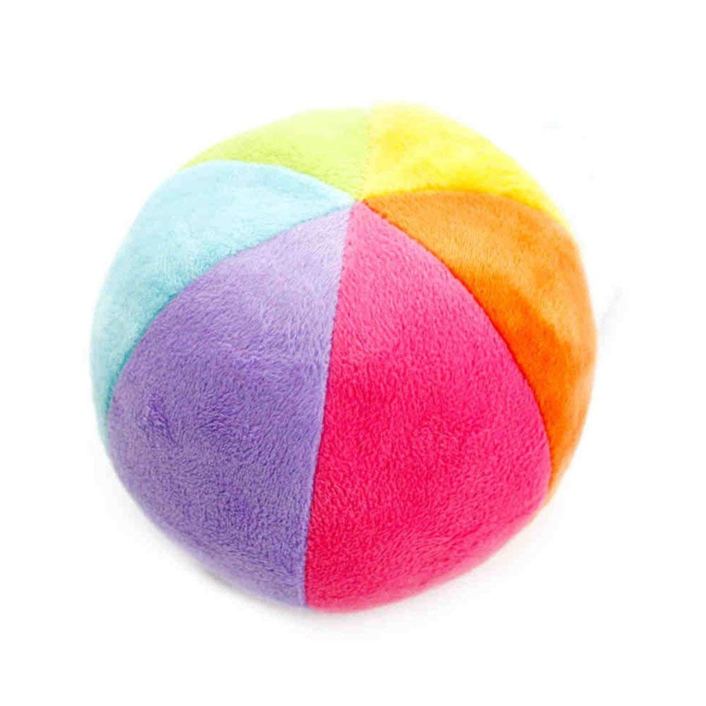 Baby Balls Rainbow Rattle Newborn Infant Small Plush