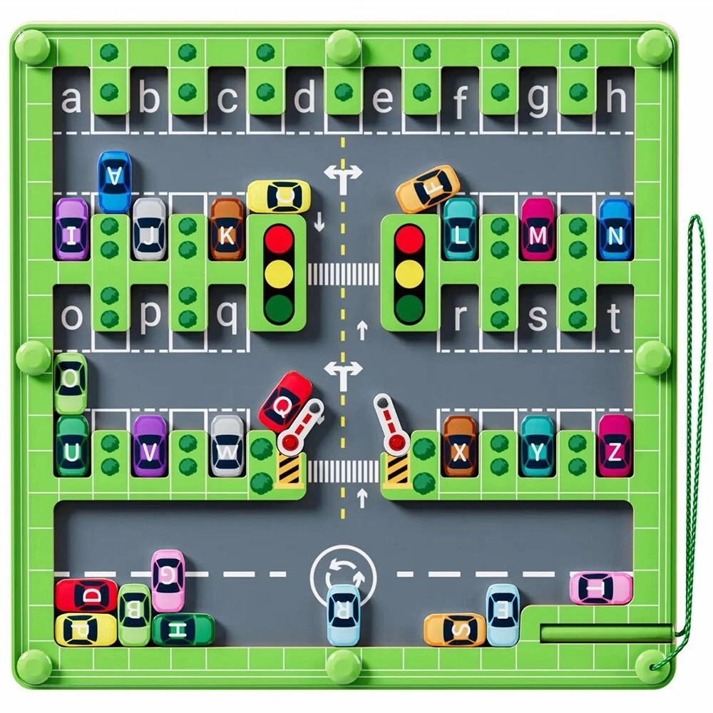 Magnetic Alphabet Maze,Montessori Toys,Alphabet Puzzle Toddler Toys for Ages 2-4