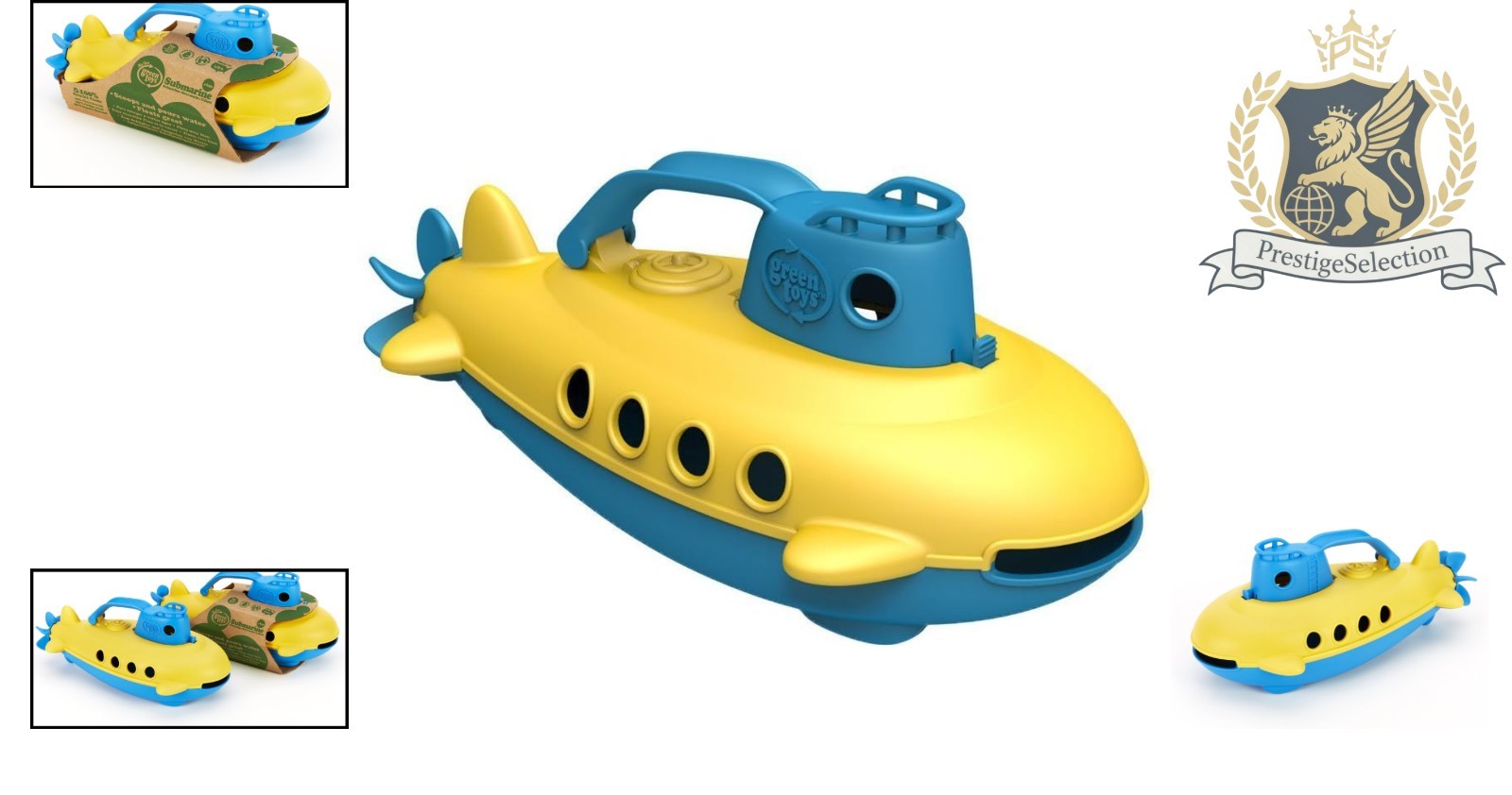 BPA-Free Toddler Submarine with Spinning Propeller – Safe Bath Fun, 10.5″ Size