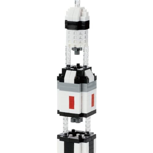 nanoblock Saturn V Rocket Building Kit fm Japan w/Tracking