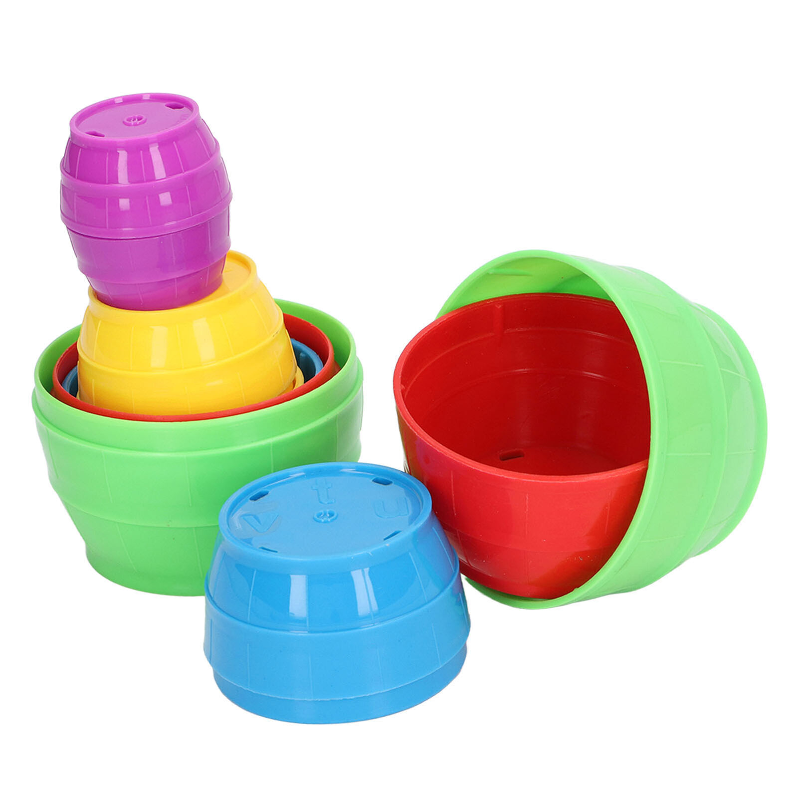 10pcs Kids Nesting Stacking Cups Brain Training Educational Interactive Stacking
