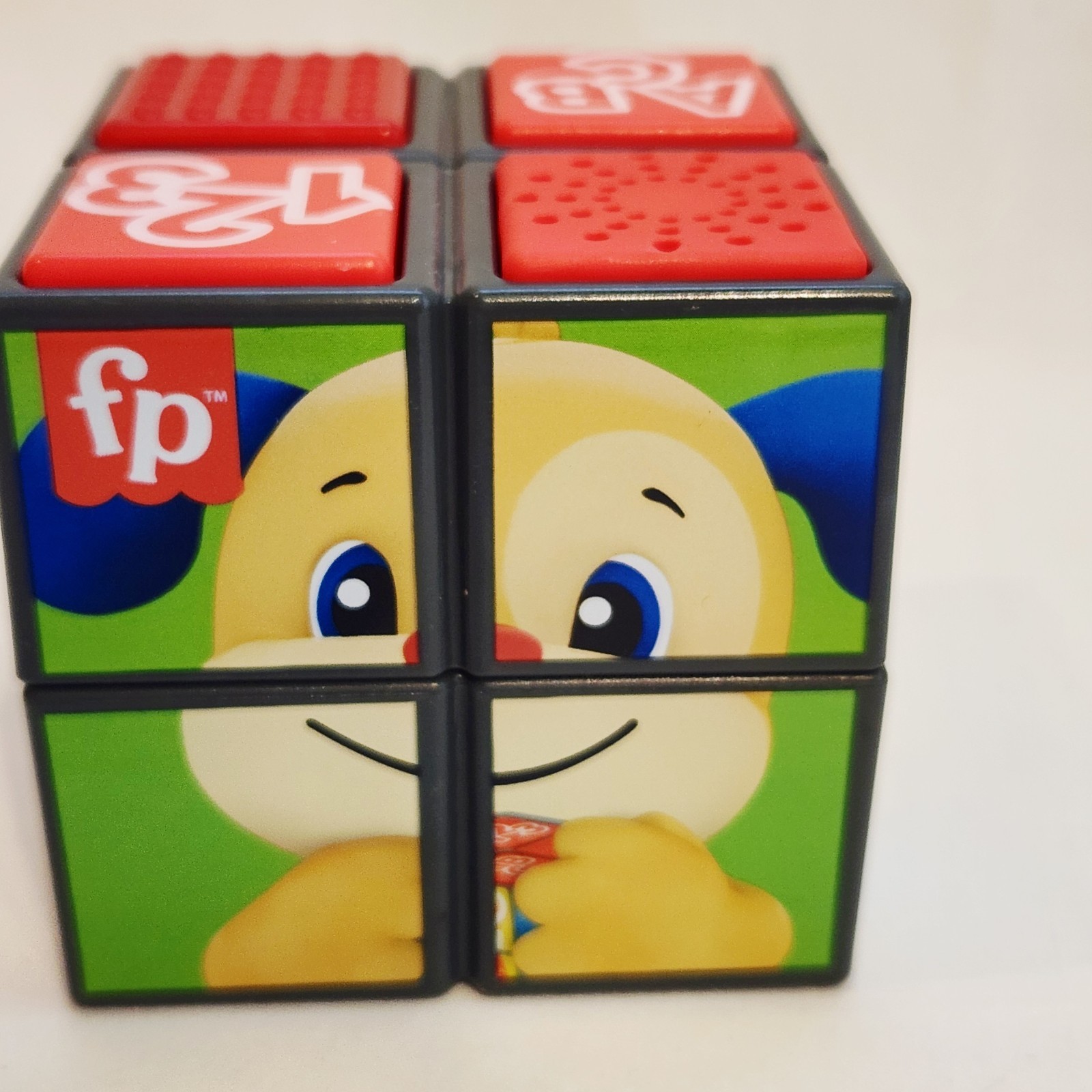 Fisher Price ABC 123 Talking Musical Cube Learning Activity Works