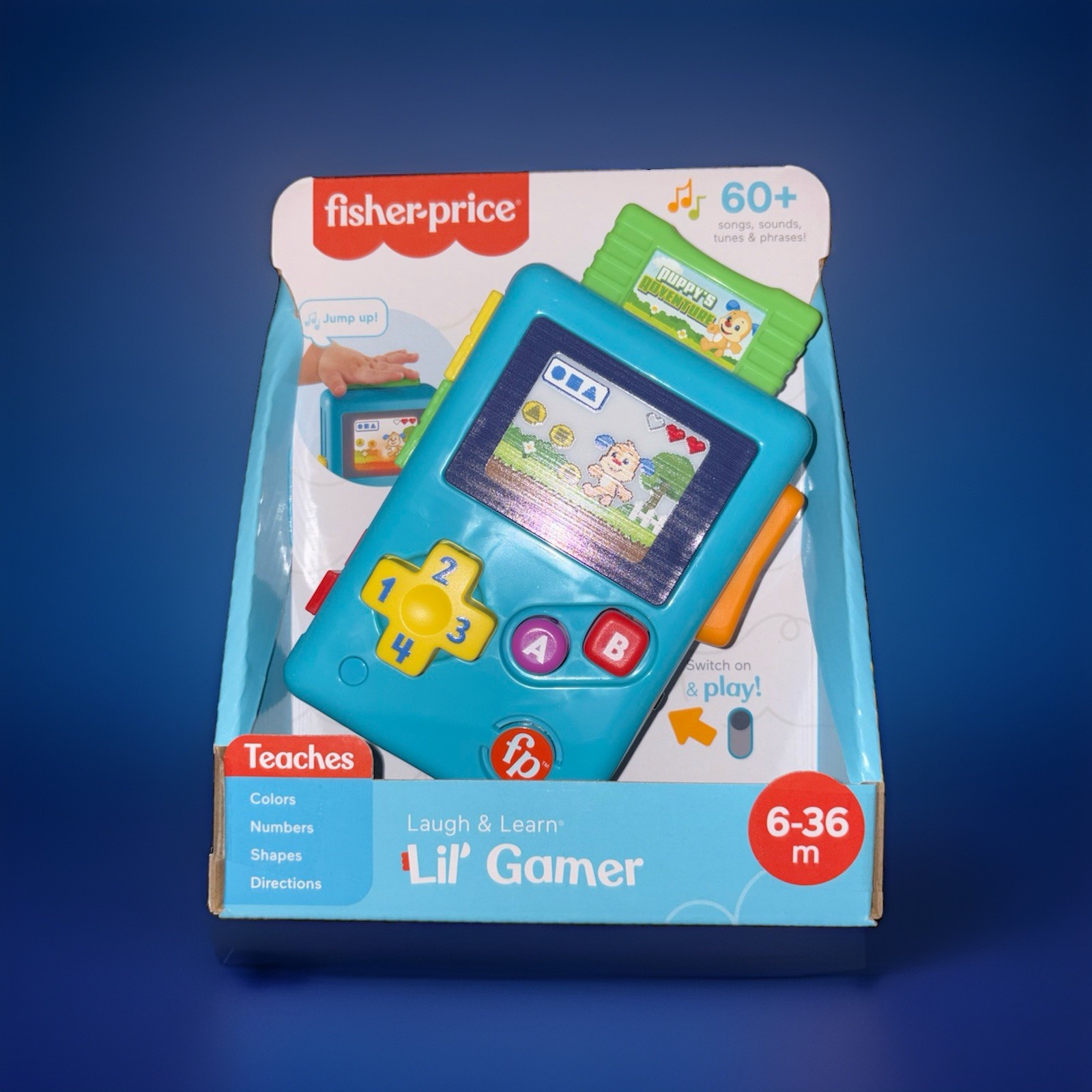 Fisher-Price Laugh & Learn Lil’ Gamer Pretend Video Game Toy 6-36 Months