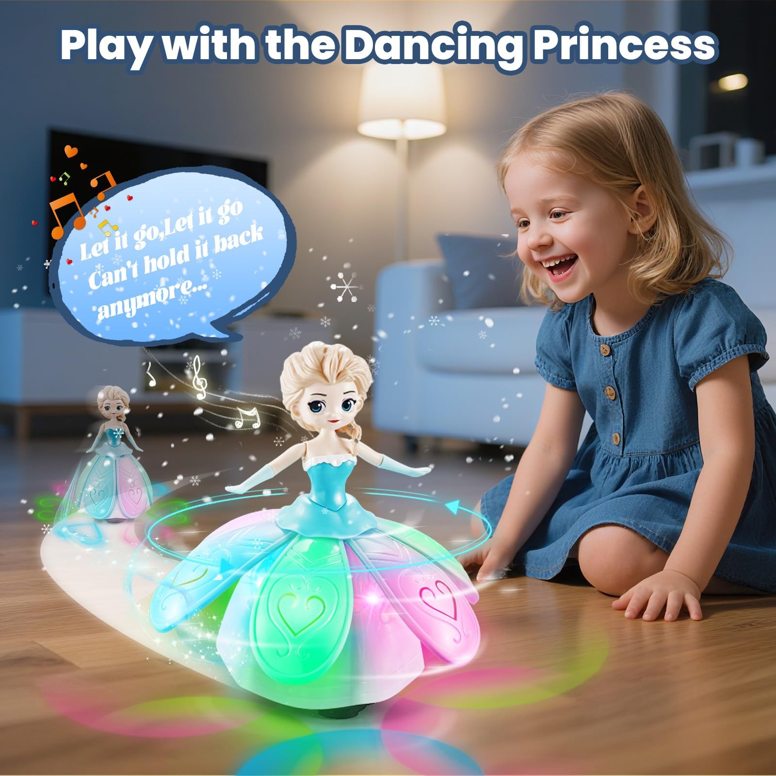 Girl Toys Age 4-5,Birthday Gifts for 1 2 3 4 Year Old Girls,Dancing Princess