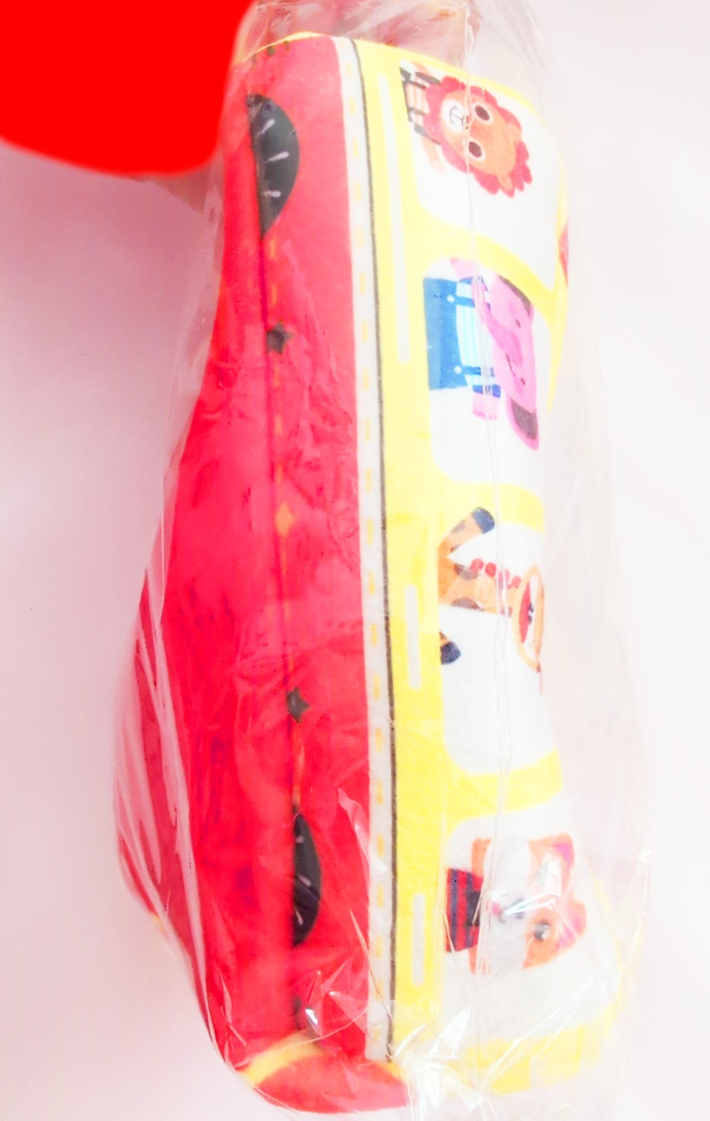 Fabric Bus Plush Baby Toy Colorful Montessori Tactile Sensory Educational NWT