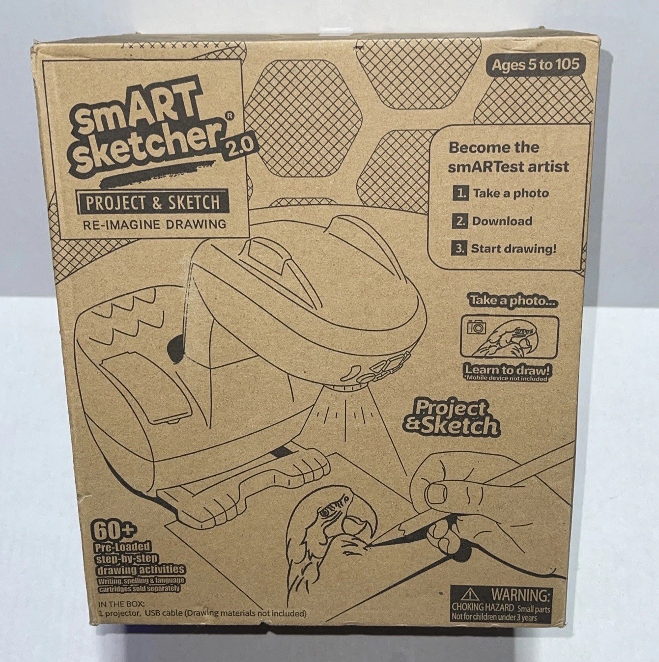 Smart Sketcher 2.0 Projector Kids Project & Sketch BRAND NEW UNOPENED SEALED