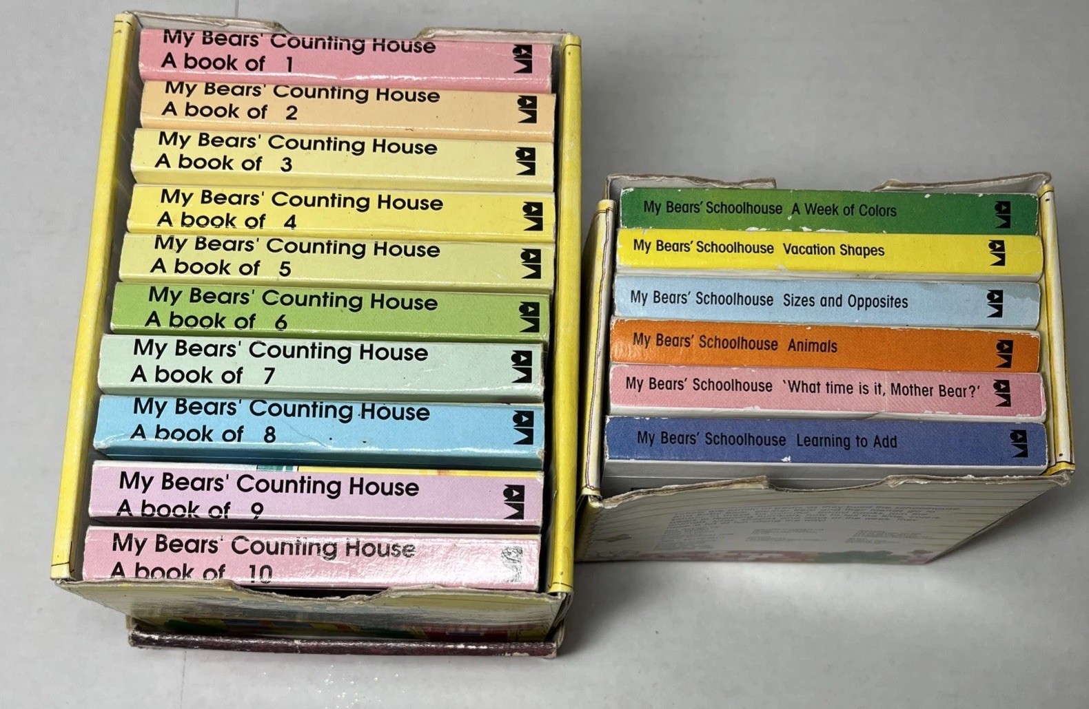 Lot of 16 Vintage Board Books Educational Learning Children Toddler Baby Numbers