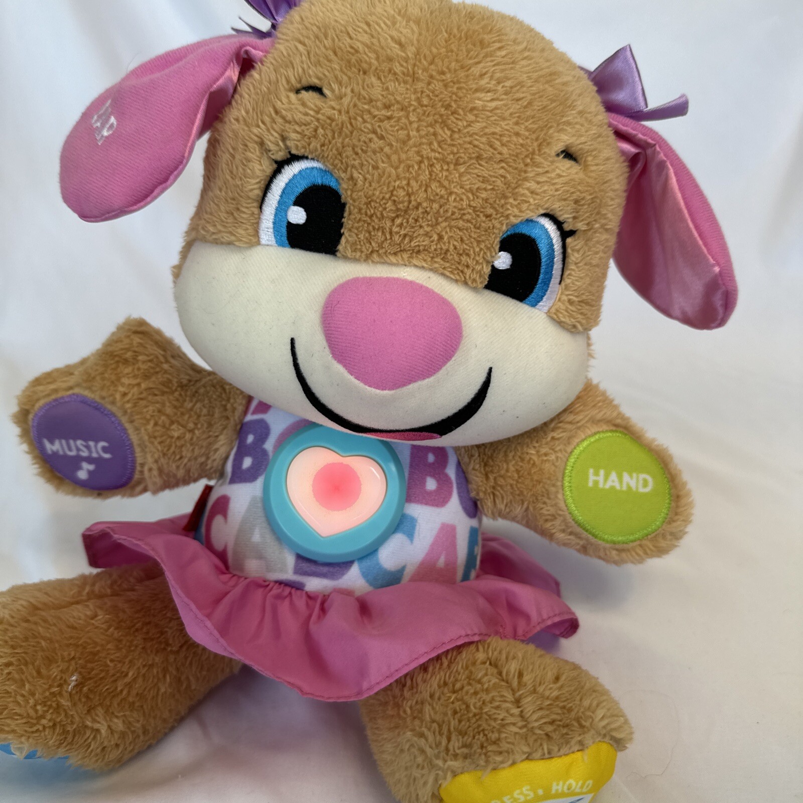 Fisher Price Laugh & Learn Smart Stages Sis Interactive Plush Toy Ages 6-36 Mos.