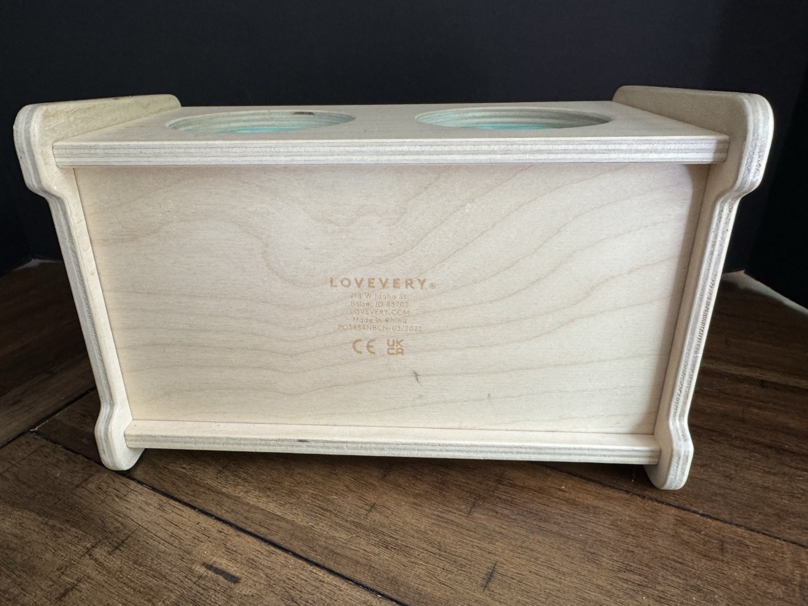 Lovevery Montessori Sensory Box Analyst Play Kit Wooden Teal Toy No Pieces