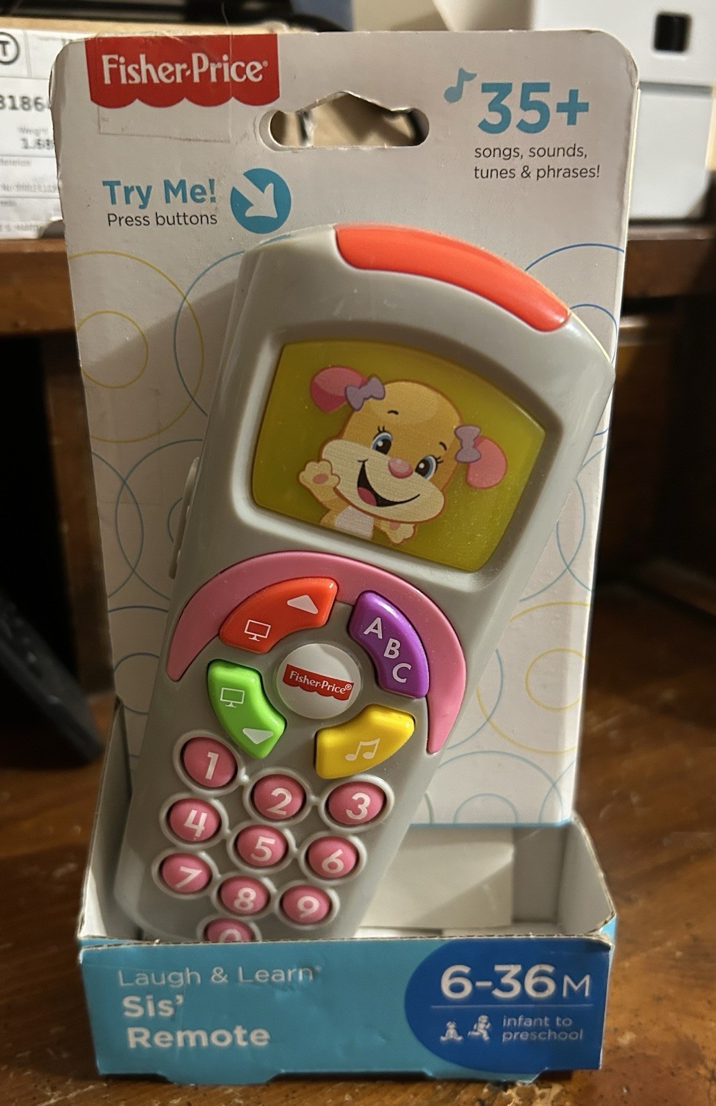 Fisher Price Laugh & Learn Sis Remote 6-36 Mos