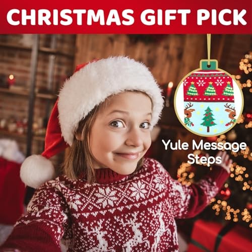 Christmas Socks for Kids – Unisex Gnome Deer Snowman Cookie 4 Pack 10-12 Years
