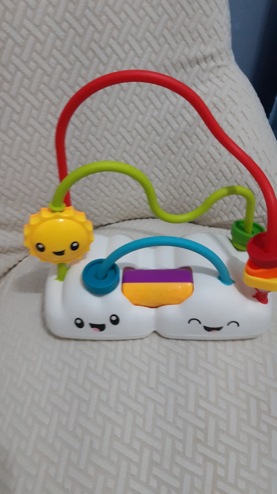 Cloud Shape Activity Toy Multicolor Bead Maze Motor Skills Hand-Eye Coordination
