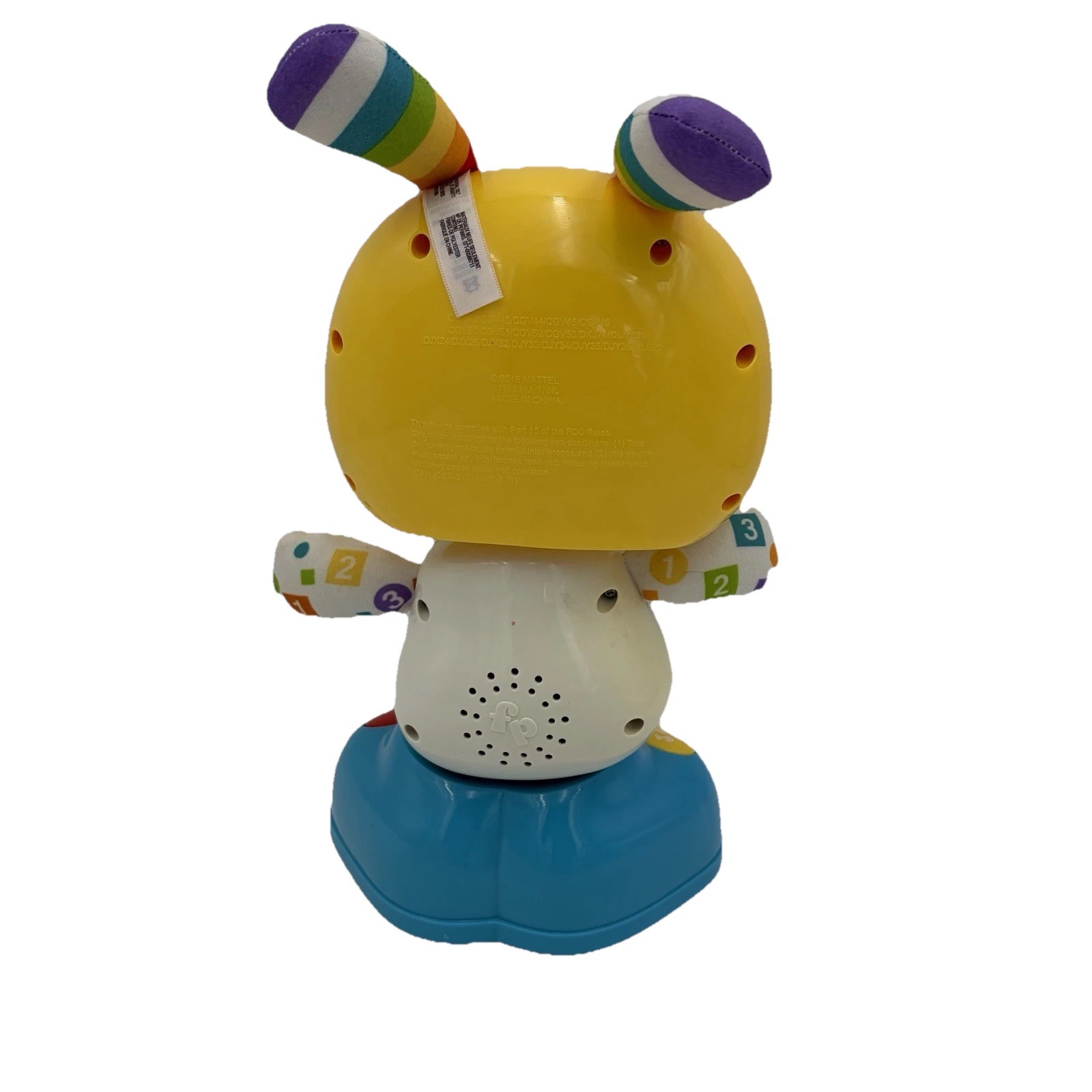 Fisher Price Bright Beats BeatBo Music ABC Dancing Recording Robot Tested Works