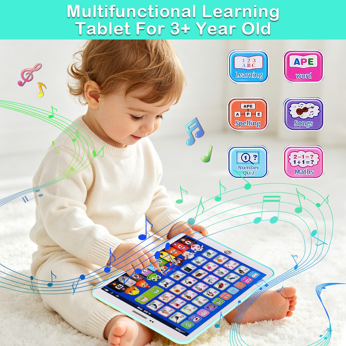 Educational Learning Toys for Kids Toddlers Childs 1 2 3 4 Years Old Boys Girls