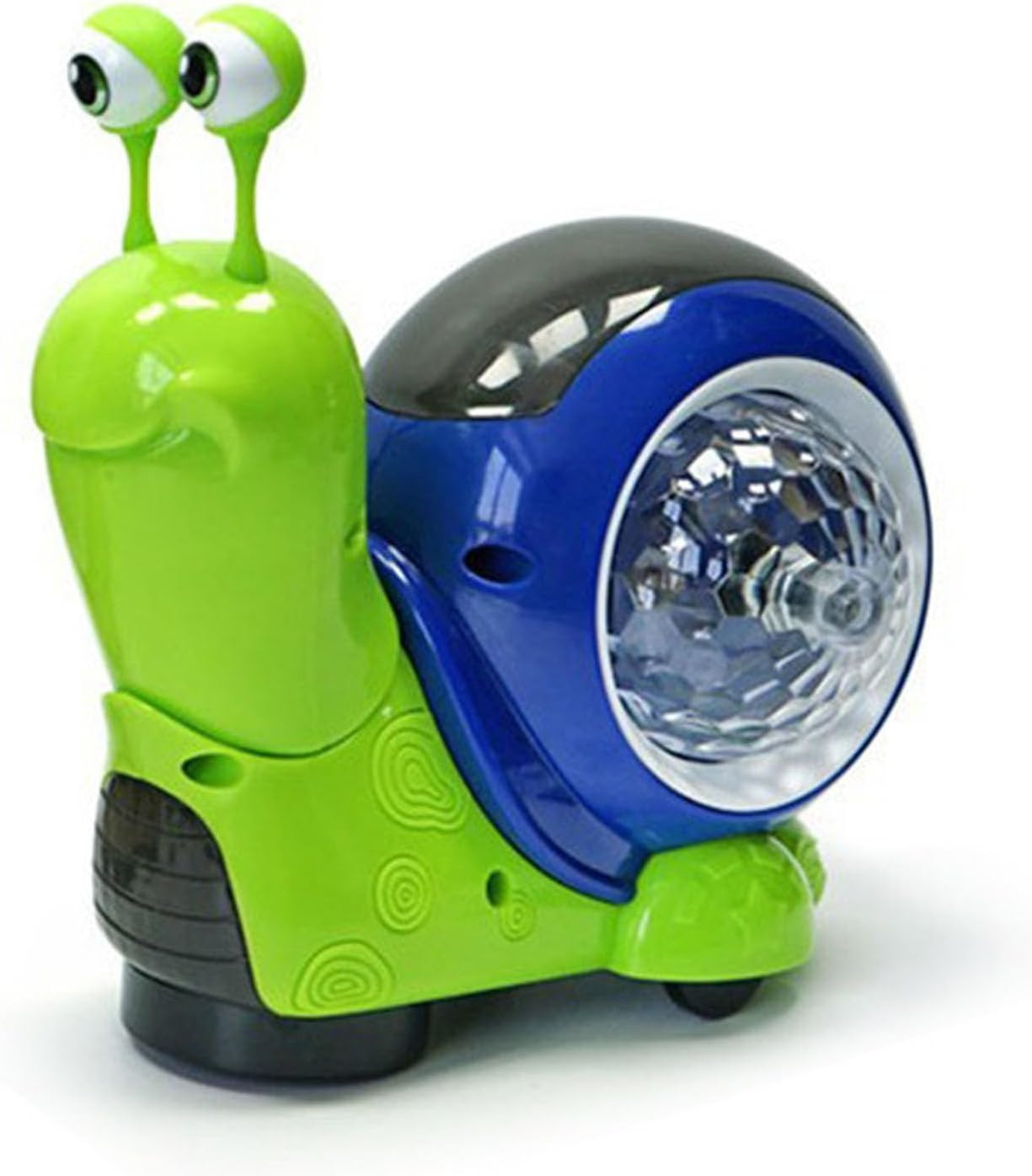 Interactive Electric Snail Baby Toy with Music and Lights, Vegetable Size