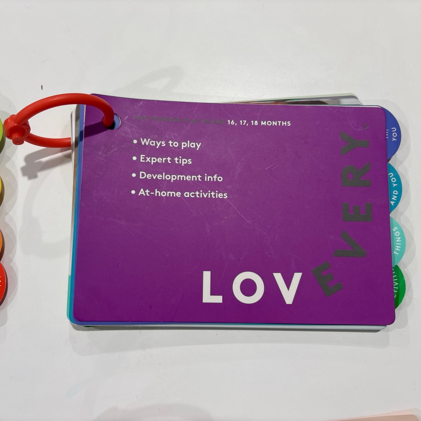 4 Lovevery Play Guides from 11 Months To 21 Months. Love Every Baby Toddler