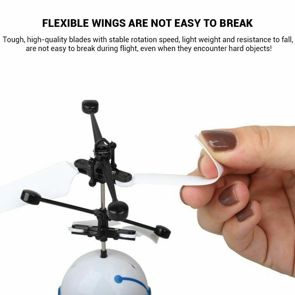 1-5PCS Electric Flying Robot Drone Toys Infrared Induction Astronaut Kids Toys