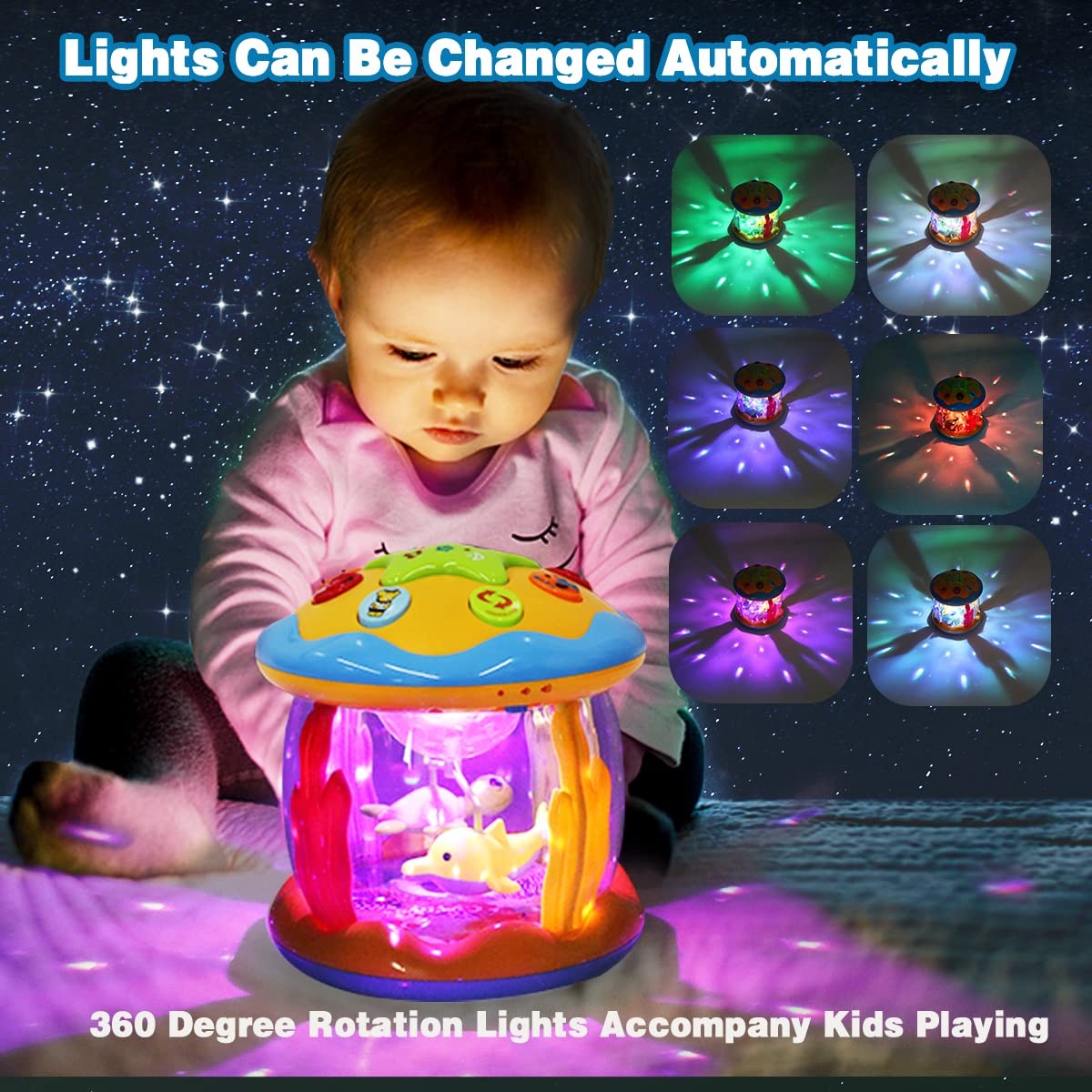 Baby Toys 6 to 12 Months – Musical Learning Infant Toys 12-18 Months – Babies…