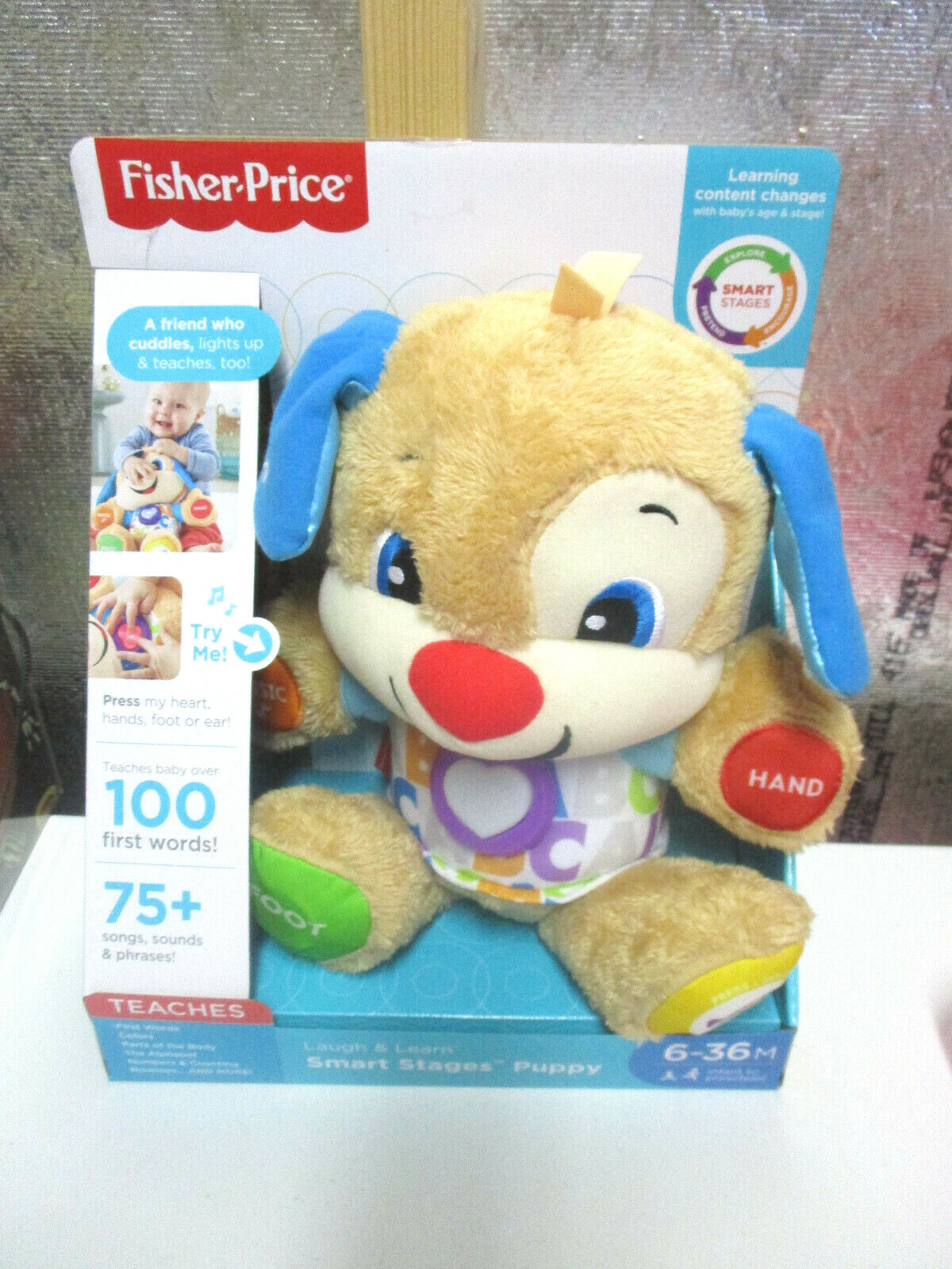 PRESCHOOL Fisher-Price Laugh & Learn Puppy Dog Smart Stages 6-36 Mos. Colors