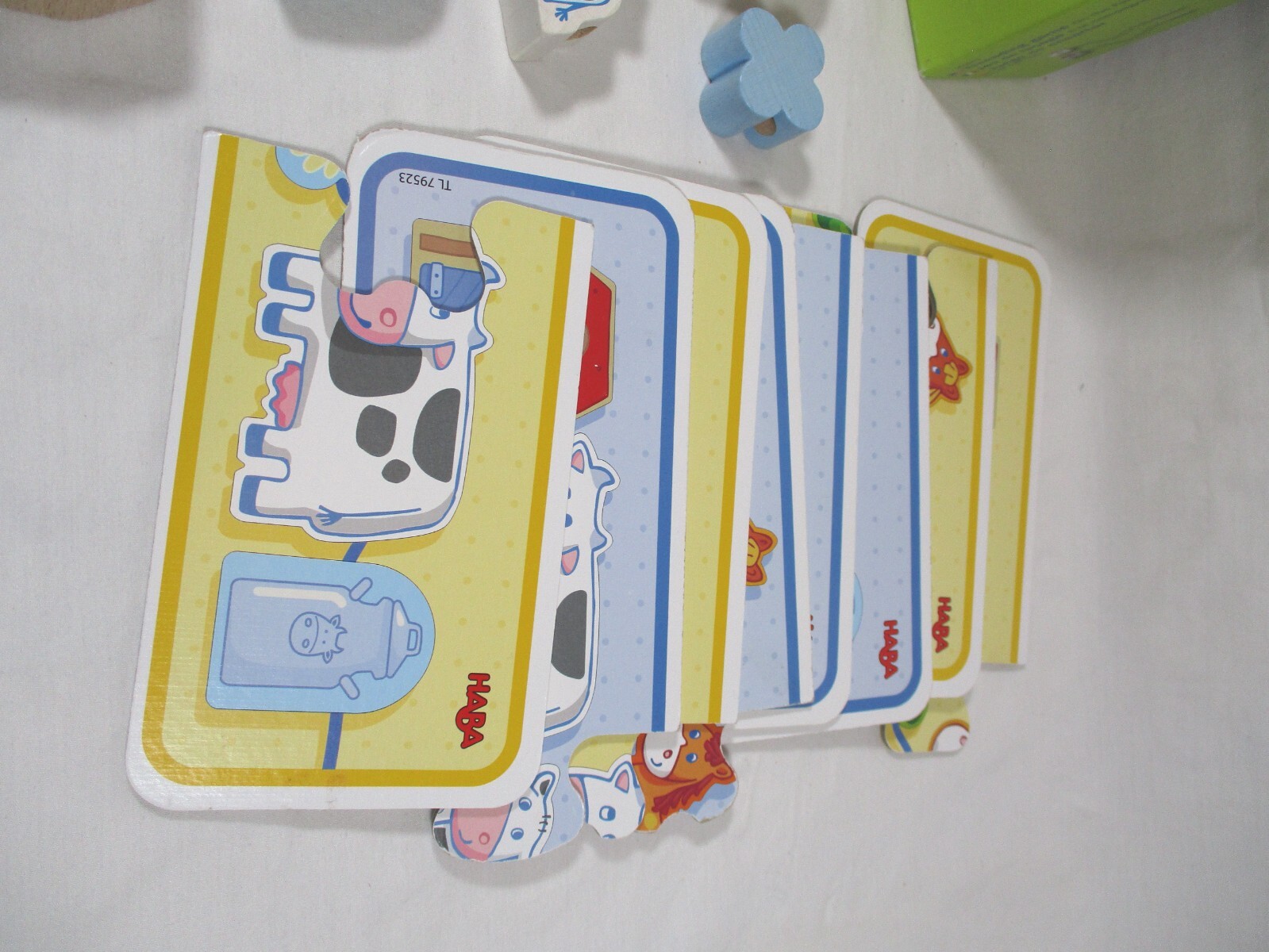HABA Threading Game On The Farm Wooden STEM Educational Toys Made in Germany