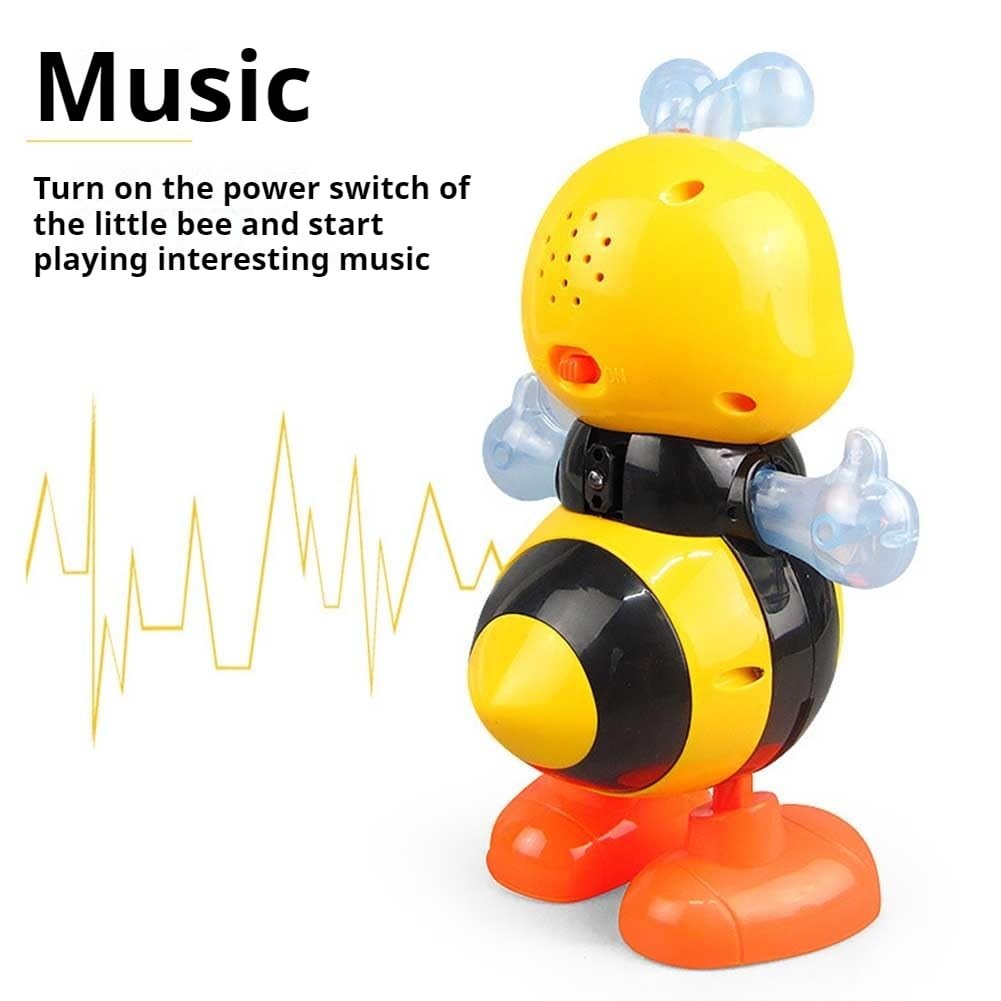 Dancing Bee Toy with Music & LED Lights – Juguete de Abeja Bailarina con Sonidos