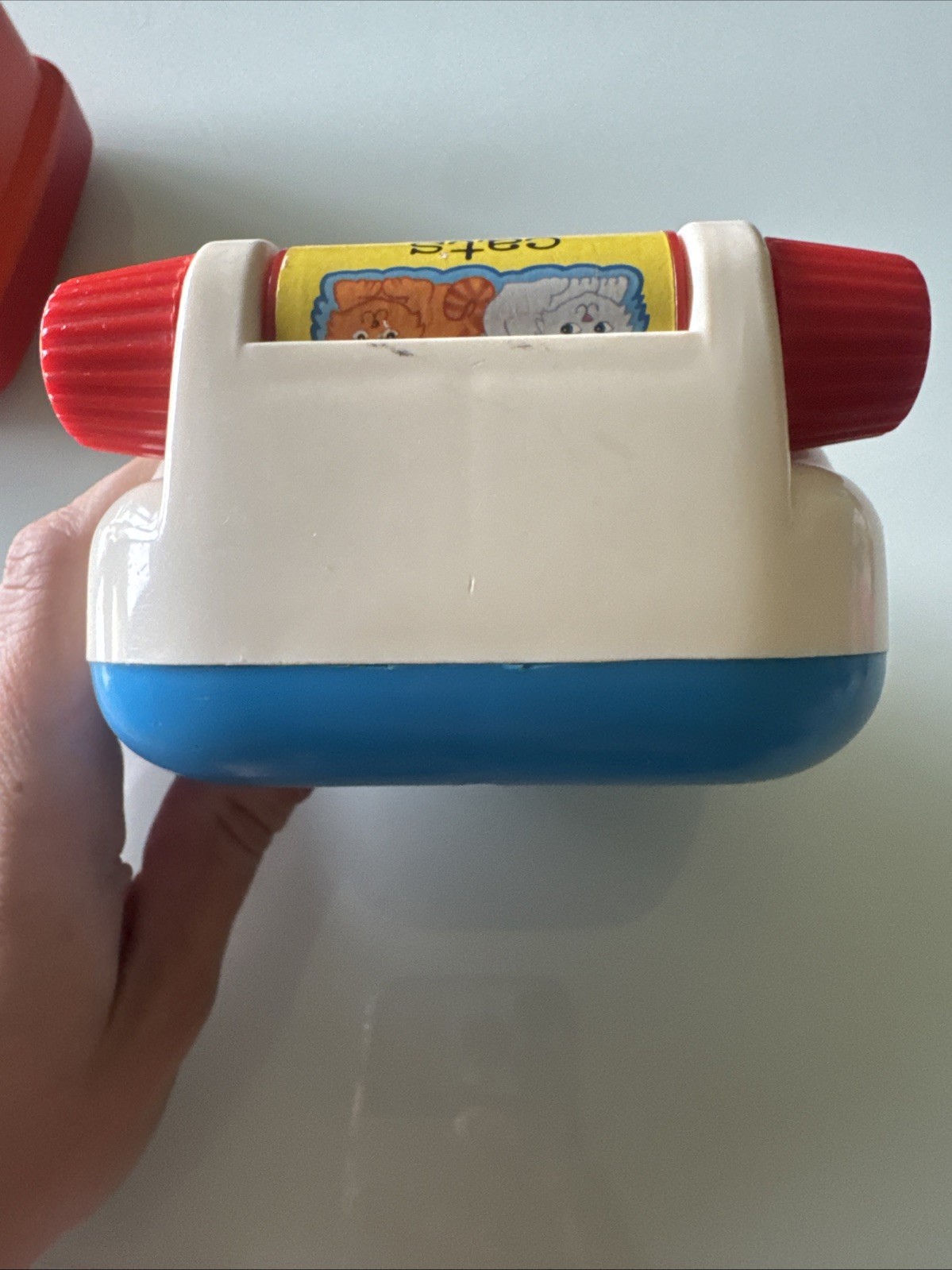 VINTAGE TOMY TODDLER TOY Mini TYPEWRITER Cash Register Buttons Ring Sounds Lot