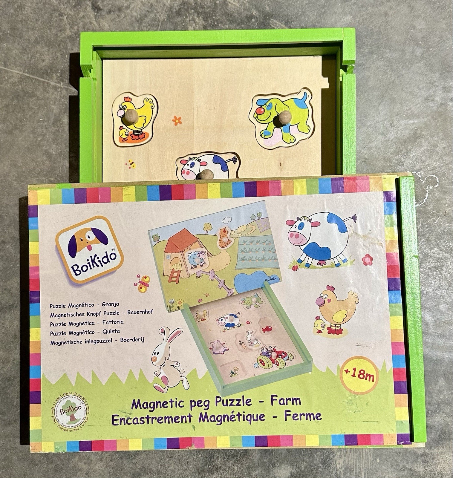 Boikido Magnetic Peg Puzzle for Kids Ages 18+ Months and Up