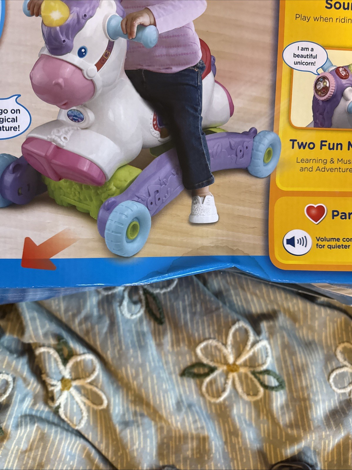 VTech Prance and Rock Learning Unicorn 12 to 36 Months New Rocker Ride On Horse