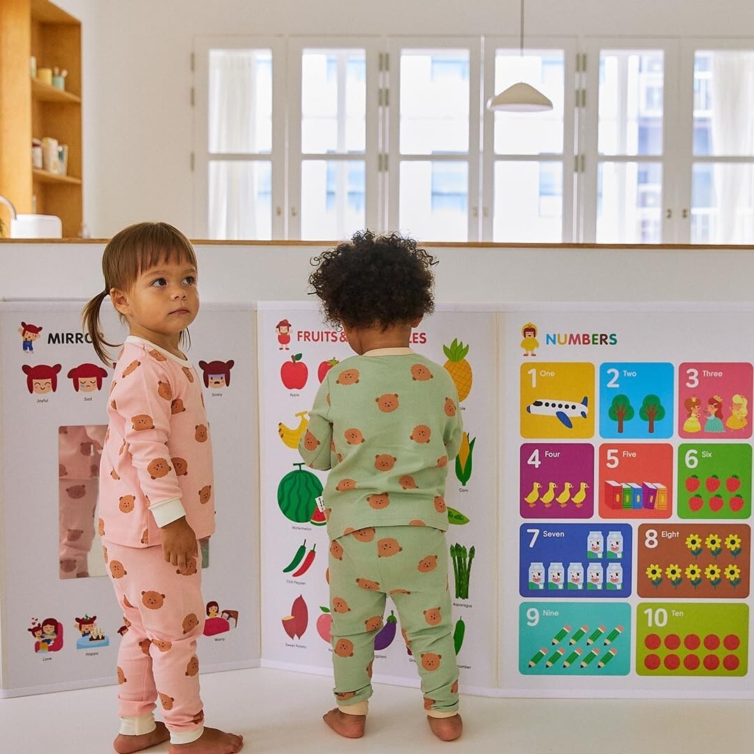Hattung SayHouse Foldable Kids’ Magnetic Learning Board with Animal & Vehical