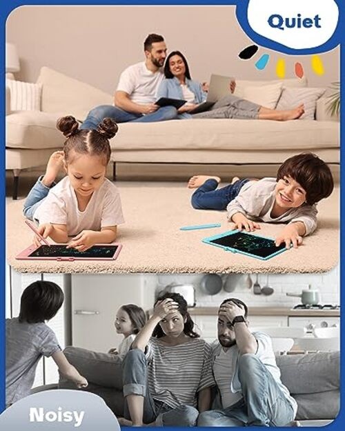 Toys for 3-6 Years Old Girls Boys, LCD Writing Tablet 10 Inch 10 inch Blue