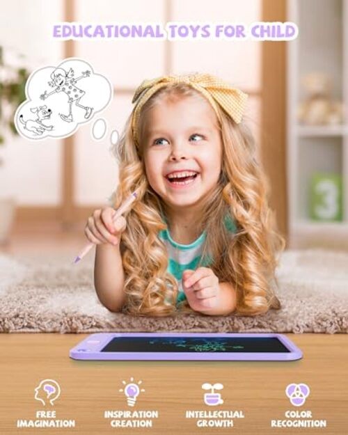 LCD Writing Tablet 10 Inch, Toys for 3 4 5 6 7 8 9 10 Year Old Boys Girls,