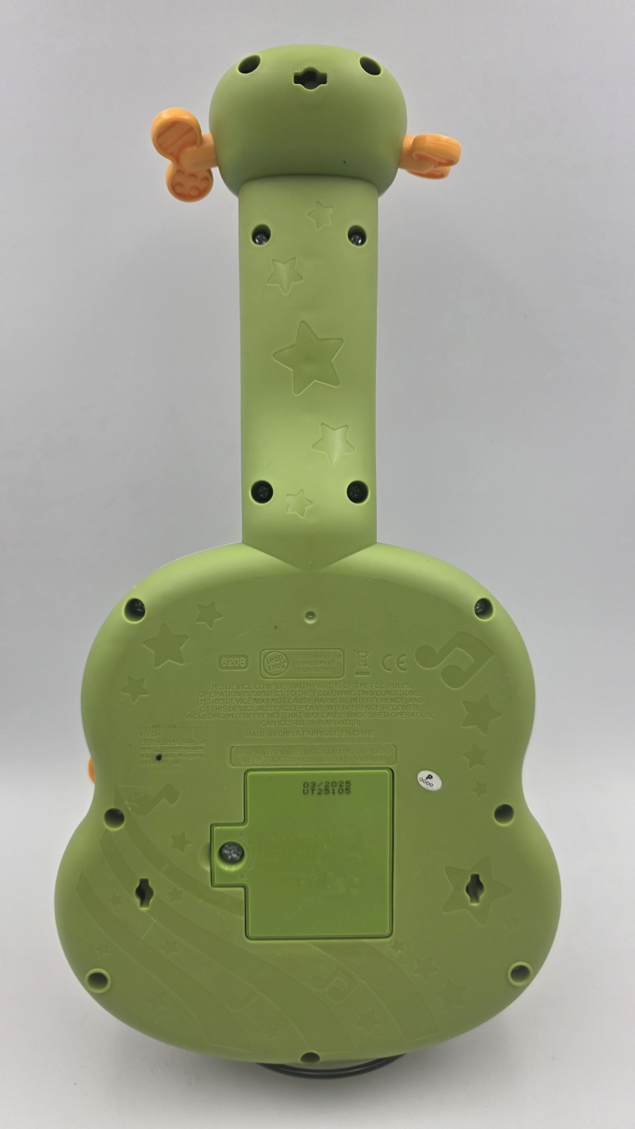 🎸🎶 LeapFrog Strum & Count Wooden Guitar w/ Lights & Sounds (Tested & Working)