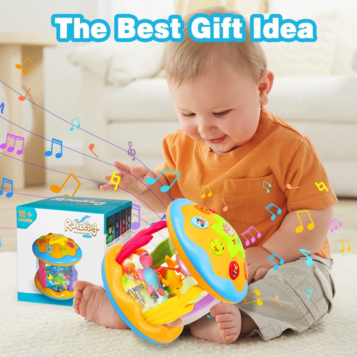Baby Toys 6 to 12 Months – Musical Learning Infant Toys 12-18 Months – Babies…