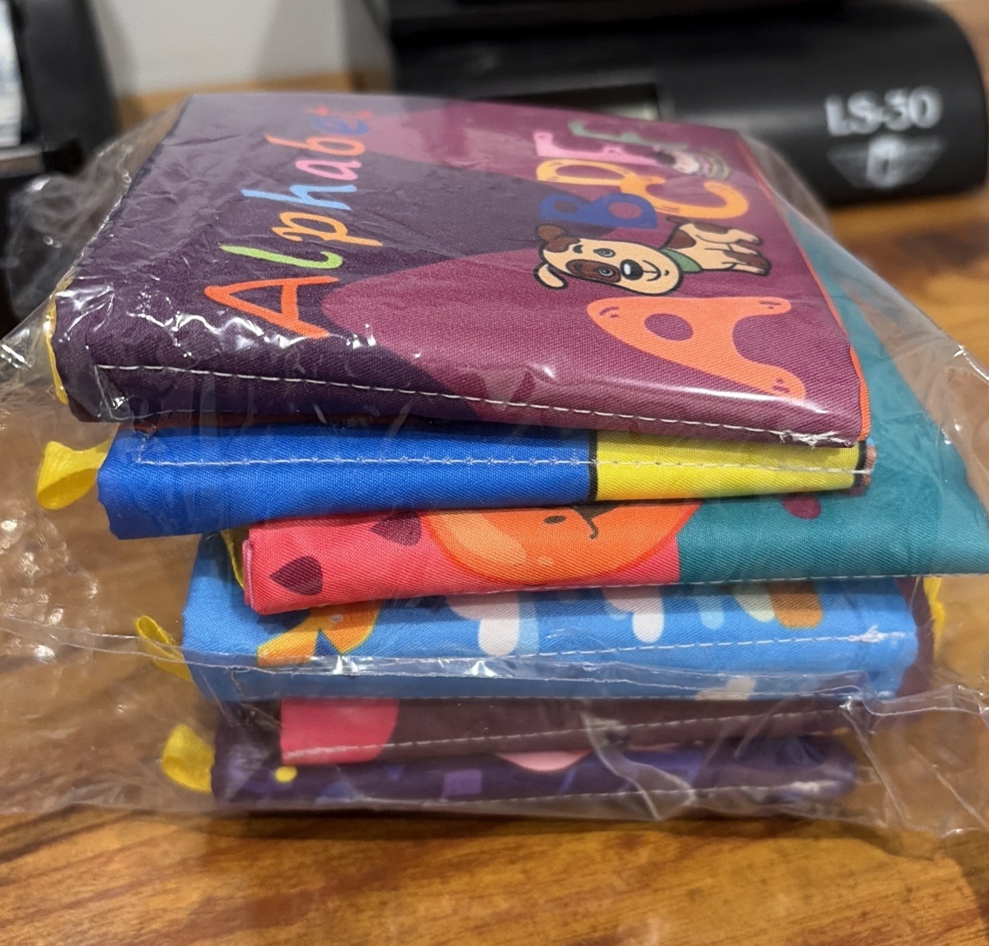 Toyk 8-in-1 Baby Bath Cloth Book Set Animal Alphabet Baby Toddler Set